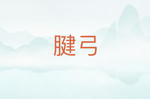 腱弓