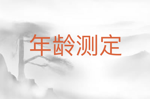 年龄测定