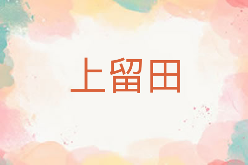上留田