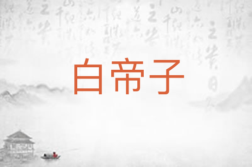 白帝子